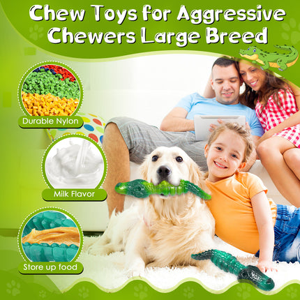 Fuufome crocodile fossil two-piece dog chew toy main Figure 4