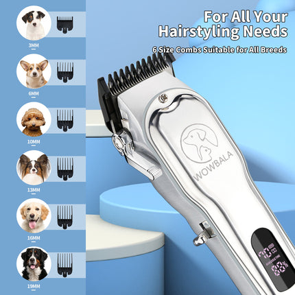 Buy one get one free: Fuufome Low Vibration Rechargeable Heavy Duty Dog Clippers