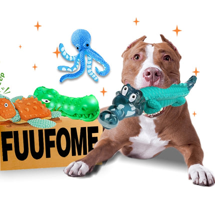 Fuuome 3 to 4 Dog Toy Mystery Surprise Gift Box Surprises and fun!  Only $36.99, double the fun for your furry friends!