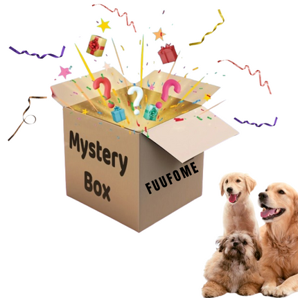 Fuuome 4 to 5 Dog Toys Mystery Surprise Gift Box (chance to draw a dog razor)! Only $45.99,endless surprises for your furry friends!